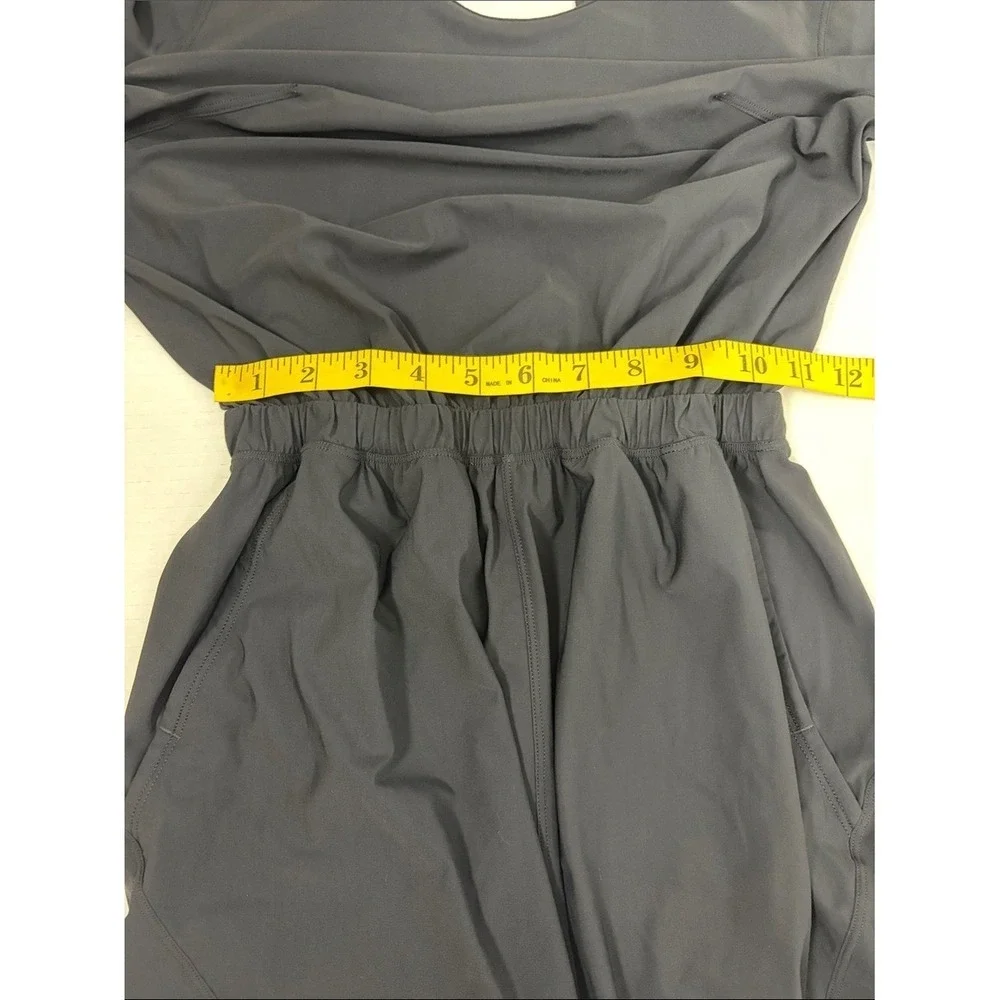 Lululemon Lightweight High-Neck Romper Black Size 2 Open Back Athletic One Piece